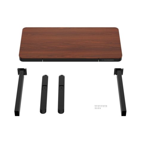 Bieżnia Urevo U1 Smart Walkingpad + Biurko regulowane elektrycznie TUCKANO czarny/orzech