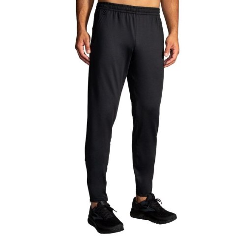 Męskie spodnie do biegania Spartan Pant 2.0 czarne Brooks