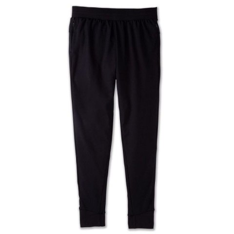 Momentum Thermal Pant damskie spodnie do biegania czarne Brooks