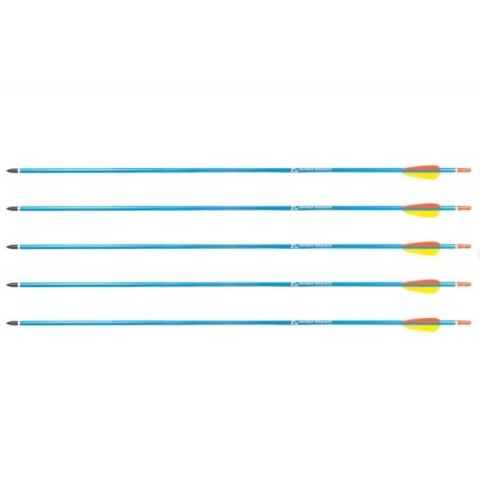 Strzały aluminiowe 30" BLUE Poe Lang - zestaw 5 szt