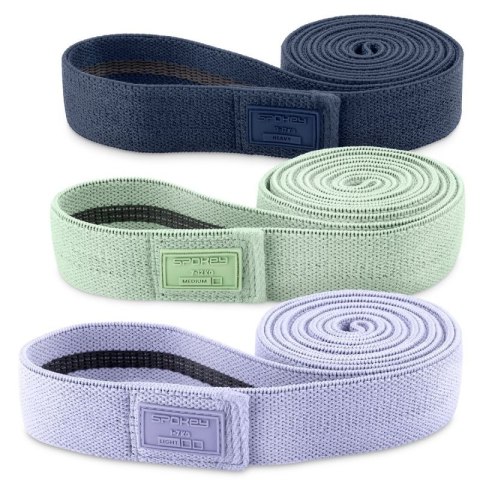 Zestaw 3 oporowych gum materiałowych Spokey COTI FLEX SET Spokey