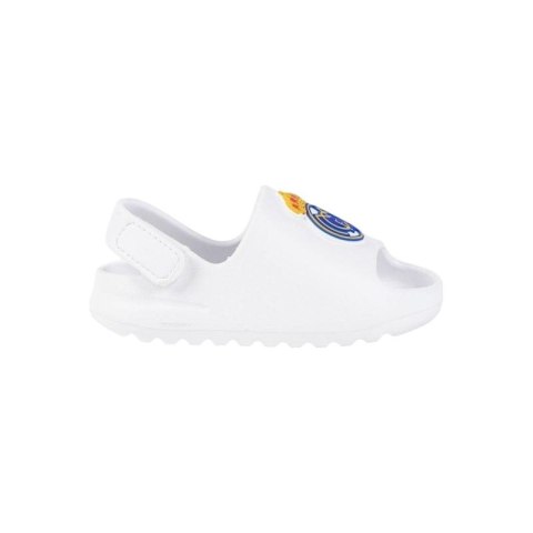 Sandały Real Madryt beach pool flip flops white eva Jr 2300006792B Real Madryt