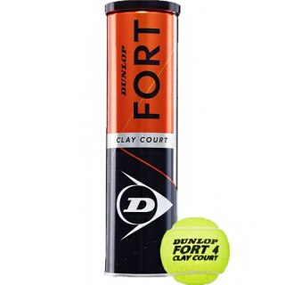 Piłki do tenisa ziemnego Dunlop Fort Clay Court 4szt 601613 Dunlop