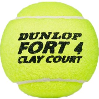 Piłki do tenisa ziemnego Dunlop Fort Clay Court 4szt 601613 Dunlop