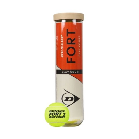 Piłki do tenisa ziemnego Dunlop Fort Clay Court 4szt 601613 Dunlop