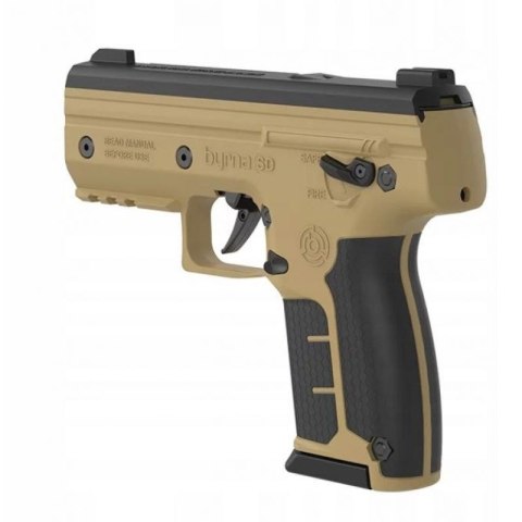 Pistolet na kule gumowe i pieprzowe BYRNA SD TAN k.68 CO2 8g zestaw (SK68300-TAN)