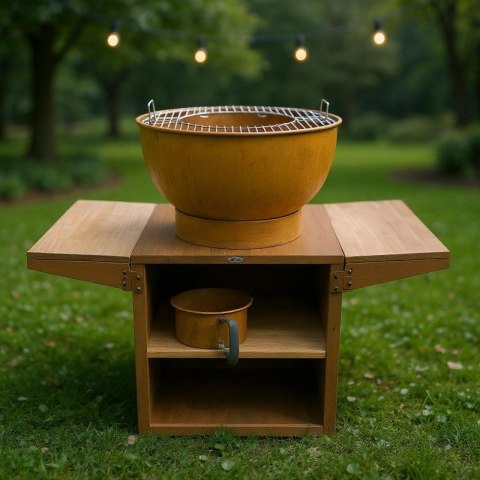 Kuchnia ogrodowa Heat KJOK HBBQ.006R rdzawy Heat