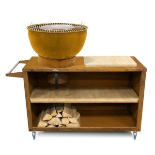 Kuchnia ogrodowa Heat Trolle HBBQ.005R rdzawy Heat