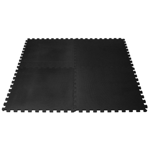 VIRTUFIT MATA PUZZLE FITNESS 120X120 CM CZARNA Virtufit