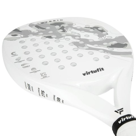 VIRTUFIT RAKIETA PADEL HYBRID - BIAŁO-SZARA Virtufit