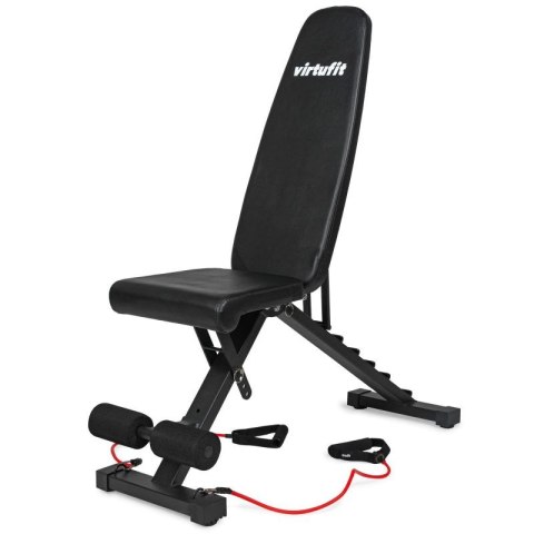 VIRTUFIT SKŁADANA REGULOWANA ŁAWKA FITNESS FB100 Virtufit