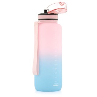 Bidon sportowy Meteor 1500 ml różowy/niebieski
