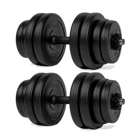 VIRTUFIT REGULOWANY ZESTAW HANTLI - WINYL - 2 X 14 KG Virtufit