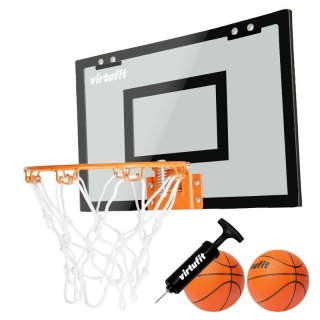 VIRTUFIT TABLICA DO KOSZYKÓWKI PRO MINI Z 2 PIŁKAMI I POMPKĄ - CZARNA Virtufit