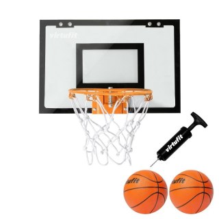 VIRTUFIT TABLICA DO KOSZYKÓWKI PRO MINI Z 2 PIŁKAMI I POMPKĄ - CZARNA Virtufit