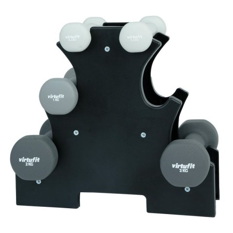 VIRTUFIT ZESTAW HANTLI NEOPRENOWYCH - ZESTAW SZTANGI - Z UCHWYTEM Virtufit