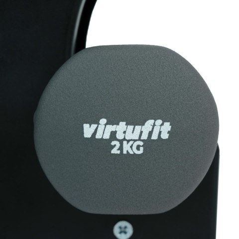 VIRTUFIT ZESTAW HANTLI NEOPRENOWYCH - ZESTAW SZTANGI - Z UCHWYTEM Virtufit