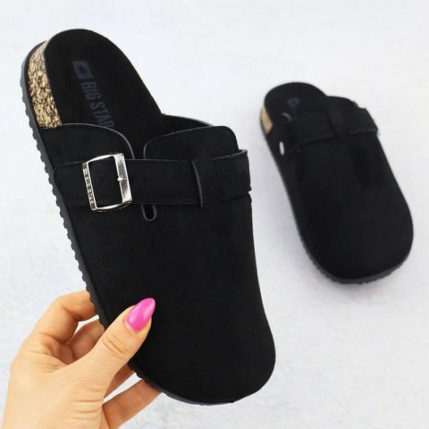 Klapki zamszowe Big Star W SS274736 INT2156A Big Star