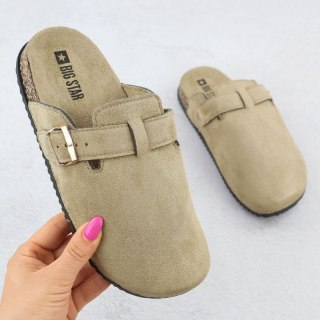 Klapki zamszowe Big Star W SS274738 INT2156B Big Star
