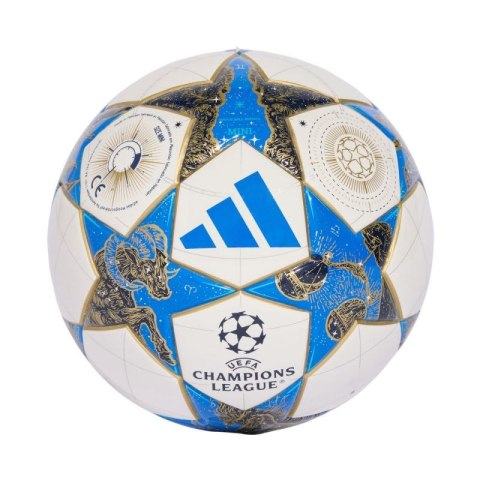 Piłka nożna adidas UCL Mini 25/26 League Stage biało-niebiesko-złota JP1544 Adidas