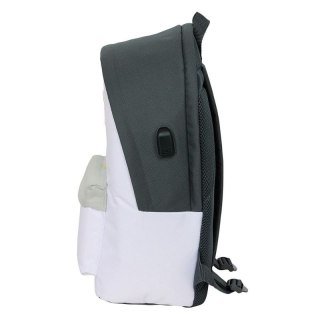 Plecak sportowy Real Madryt z USB i z miejscem na laptopa double backpack 612554820 Inny