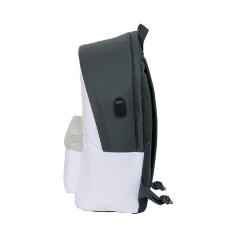 Plecak sportowy Real Madryt z USB i z miejscem na laptopa double backpack 612554820 Inny