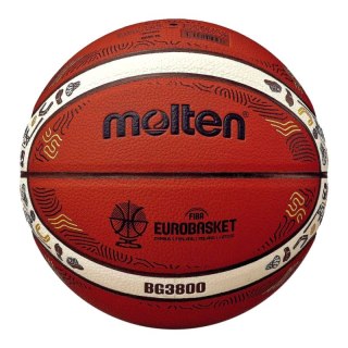 Piłka do koszykówki Molten Eurobaset 2025 replika B7G3800-E5Z Molten