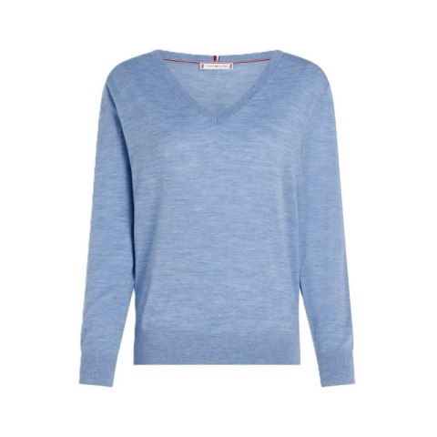 TOMMY HILFIGER SWETER DAMSKI MERINO V-NK SWEATER