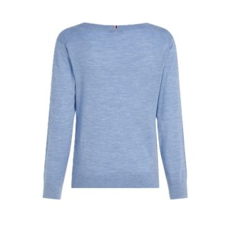 TOMMY HILFIGER SWETER DAMSKI MERINO V-NK SWEATER