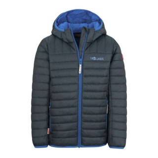 Kurtka ultralekka przejściowa dziecięca dla chłopca/dziewczynki Trollkids Kids Eikefjord Jacket dark navy/cobalt blue (463-110) Trollkids