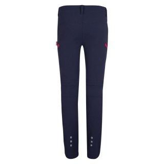 Spodnie zapinane na zamek dziecięce dla chłopca/dziewczynki Trollkids Kids Kjerag Zip-Off Pants navy/magenta (177-114) Trollkids