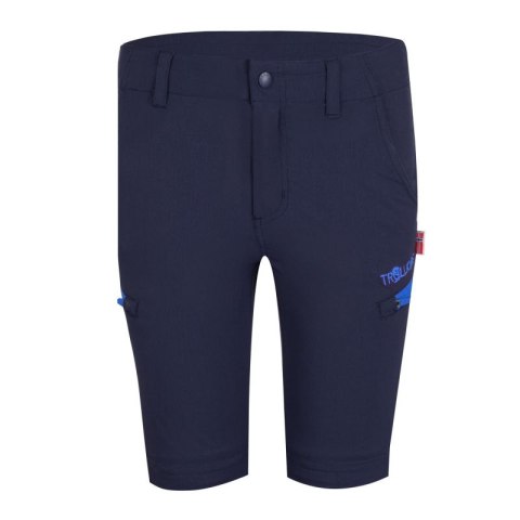 Spodnie zapinane na zamek dziecięce dla chłopca/dziewczynki Trollkids Kids Kjerag Zip-Off Pants navy/medium blue (177-117) Trollkids