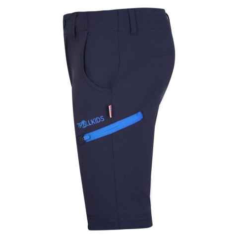 Spodnie zapinane na zamek dziecięce dla chłopca/dziewczynki Trollkids Kids Kjerag Zip-Off Pants navy/medium blue (177-117) Trollkids