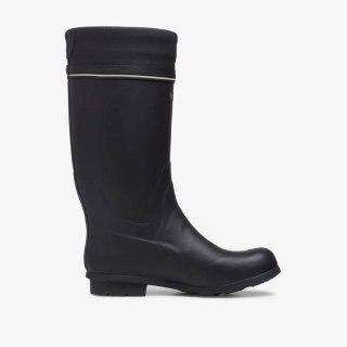 Wyprzedaż - Wysokie wodoodporne kozaki Viking Kunto Black Rubber Boot (1-49740-2) Viking
