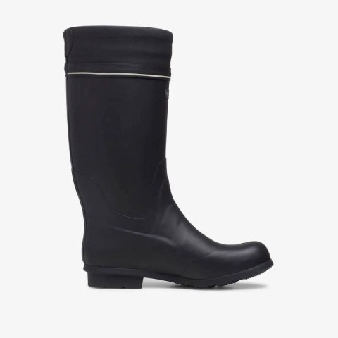 Wyprzedaż - Wysokie wodoodporne kozaki Viking Kunto Black Rubber Boot (1-49740-2) Viking
