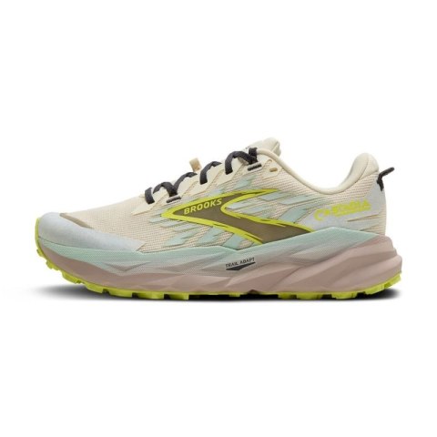 Buty do biegania damskie Cascadia 19 w terenie jasnoszare Brooks