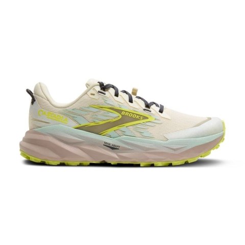 Buty do biegania damskie Cascadia 19 w terenie jasnoszare Brooks