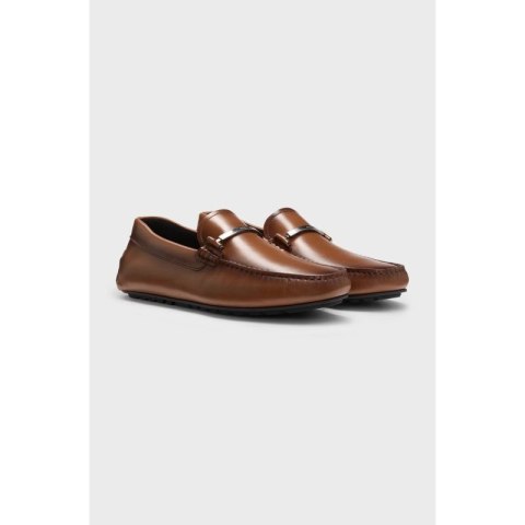 Buty BOSS Średniobrązowe Noel Mocc ltlc (50541771-210)