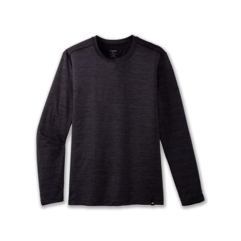 Koszulka do biegania męska Luxe Long Sleeve czarna Brooks