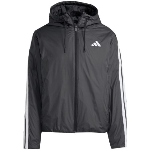 Kurtka męska adidas Essentials Climawarm 3-Stripes Insulated Hooded czarna JM4042 Adidas