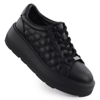 Półbuty pikowane na platformie Filippo W DP7285 PAW639A Filippo