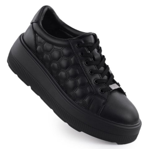 Półbuty pikowane na platformie Filippo W DP7285 PAW639A Filippo
