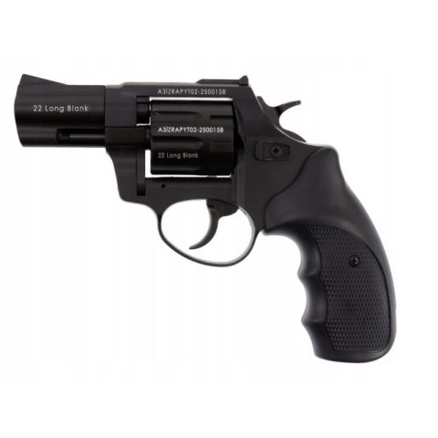 Rewolwer hukowy alarmowo sygnałowy ZORAKI R1-K6L BAS lufa 2,5" kal. .22 Long Blank czarny (R1256BMP-BAS)