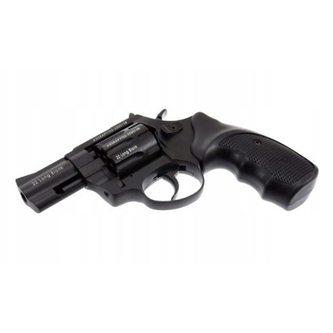 Rewolwer hukowy alarmowo sygnałowy ZORAKI R1-K6L BAS lufa 2,5" kal. .22 Long Blank czarny (R1256BMP-BAS)
