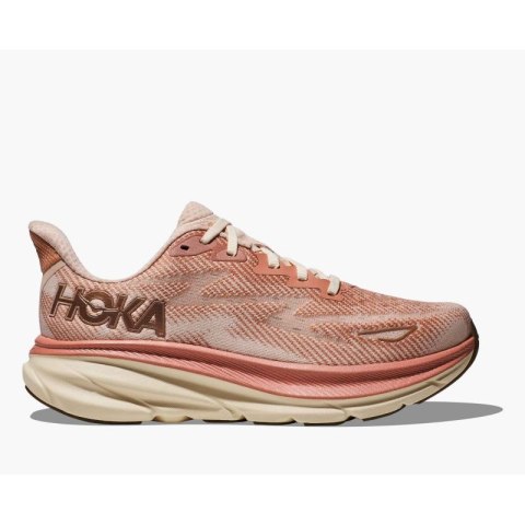 Buty do biegania damskie HOKA Clifton 9 Sandstone/Cream (1127896‑SNC)