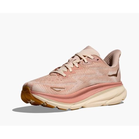Buty do biegania damskie HOKA Clifton 9 Sandstone/Cream (1127896‑SNC)