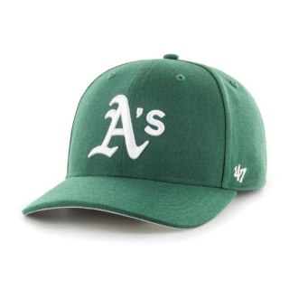 Czapka z daszkiem Brand `47 Oakland Athletics Dark Green Cold Zone B-CLZOE18WBP-DGB 47 Brand