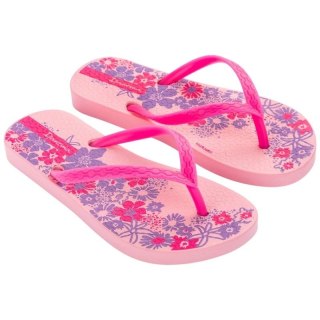 Ipanema Classic Happy klapki japonki dziecięce różowe dla dziewczynki