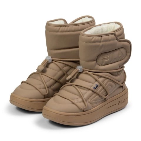 Fila Superbubble Boot buty zimowe botki beżowe damskie sportowe ocieplane Fila