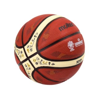 Piłka do koszykówki Molten EUROBASKET 2025 replika mini B1G200-E5Z Molten